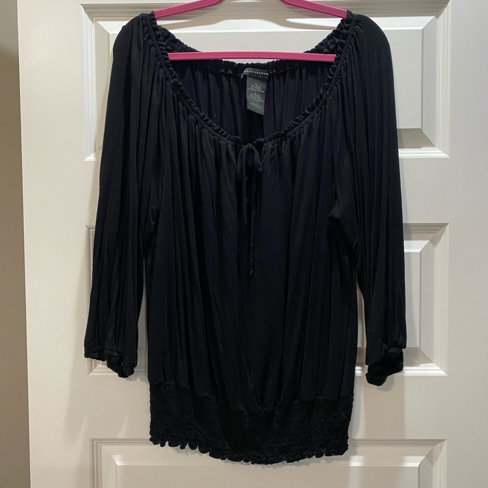 Women’s “Grace Elements” Black Blouse - size XL